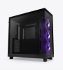 NZXT H6 Flow RGB, Mid Tower Case, ATX - Svart