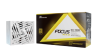Seasonic Focus GX White (2024) 1000W, ATX 3.1, 135 mm fläkt, 80PLUS Gold, semipassivt, löstagbara kablar - Vit
