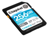 Secure Digital SDXC 256 GB Kingston Canvas Go! Plus, 170/90 MB/sek, Class 10, UHS-I U3, V30