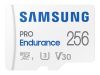 Micro Secure Digital SDXC 256 GB Samsung PRO Endurance, 100/30 MB/sek, UHS-I U1 Class10, inspelning i upp till 87600 tim