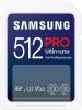 Secure Digital SDXC 512 GB Samsung PRO Ultimate, 200/130 MB/sek, Class 10, UHS-I V30, U3