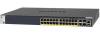 Netgear ProSafe M4300-28G-POE+, 24-port Gigabit + 2x10Gbe + 2xSFP 10Gbe, PoE+ 1000W, rackmonterad