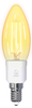 Deltaco Smart Home SH-LFE14C35 Filament LED-lampa, E14, WiFi, 4,5W, 1800K-6500K - Vit#1