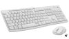 Logitech MK295 Silent, amerikanskt - Vit
