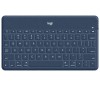 Logitech Keys to go, Ultra-portabelt tangentbord, Bluetooth, för iPad/iPhone/Apple TV, nordiskt - Blå