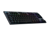 Logitech G915 X Lightspeed TKL, RGB Tactile, nordiskt, Bluetooth/Lightspeed/USB-C sladd - Svart#3