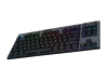 Logitech G915 X Lightspeed TKL, RGB Tactile, nordiskt, Bluetooth/Lightspeed/USB-C sladd - Svart#4