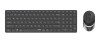 RAPOO Tangentbord/Mus Set 9750M Multi-Mode, RF/Bluetooth - Mörkgrå