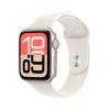 Apple Watch SE 3 GPS 44mm Stjärnglans Aluminiumboett med Stjärnglans Sportband - M/L