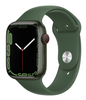 Apple Watch Series 7 GPS + Cellular 41mm Aluminiumboett med Sportband - Grön#1