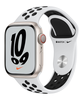 Apple Watch Nike Series 7 GPS + Cellular 41mm Aluminiumboett med Nike Sportband - Stjärnglans#1