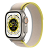 Apple Watch Ultra GPS + Cellular, 49mm Titanboett med Gul/Beige Terrängloop - S/M#1