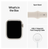 Apple Watch Series 8 GPS, 41mm Stjärnglans Aluminiumboett med Stjärnglans Sportband#2