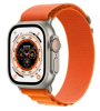 Apple Watch Ultra GPS + Cellular, 49mm Titanium Case with Orange Alpine Loop - Medium#1