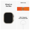 Apple Watch Ultra GPS + Cellular, 49mm Titanium Case with Orange Alpine Loop - Medium#2