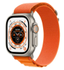 Apple Watch Ultra GPS + Cellular, 49mm Titanboett med Orange Bergsloop - Large#1