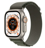 Apple Watch Ultra GPS + Cellular, 49mm Titanboett med Grön Bergsloop - Medium#1