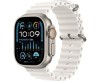 Apple Watch Ultra 2 GPS + Cellular 49mm Titanboett med Vitt Havsband