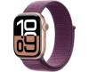 Apple Watch Series 10 GPS 42mm Roséguld Aluminiumboett med Plommon Sportloop