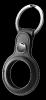 DELTACO Apple AirTag case, keychain, vegan leather, black#1