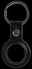 DELTACO Apple AirTag case, keychain, vegan leather, black#2