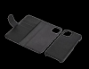 Essentials iPhone 13 PU avtagbart plånboksfodral 3 kort, svart#2