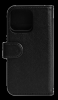 Essentials iPhone 13 PU avtagbart plånboksfodral 3 kort, svart#1