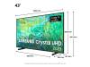 43" Samsung CU8075 Smart-TV, UHD/4K, Tizen#9