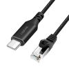 LogiLink USB-C till Nätverkskabel RJ45 1 Gbps Aktiv 2 m#1