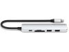 Satechi 6-i-1 Slim Multiport docking (silver) USB-C PD 100W, 1xHDMI, 2xUSB-A, SD, microSD#2