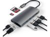 Dockningstation Satechi MultiPort 4K Docking V2, 1xHDMI/3xUSB 3.0/1xUSB-C med PD pass-through, LAN, kortläsare SD/MicroSD - Rymdgrå#2