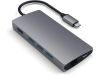Dockningstation Satechi MultiPort 4K Docking V2, 1xHDMI/3xUSB 3.0/1xUSB-C med PD pass-through, LAN, kortläsare SD/MicroSD - Rymdgrå#3